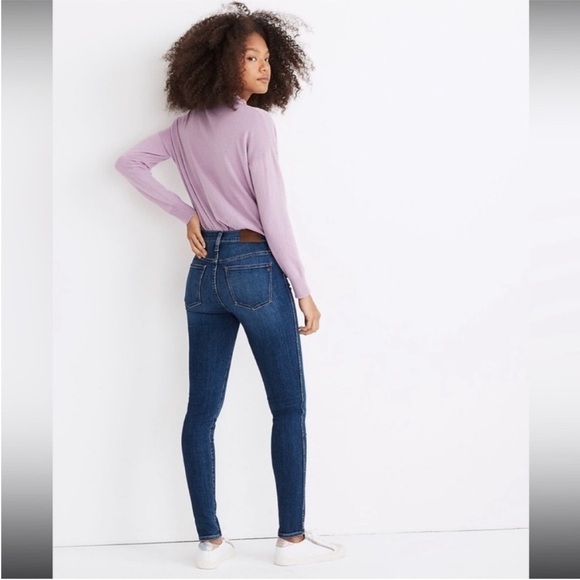 Madewell 10” High Rise Skinny Jeans in Bradshaw Wash 25 - Picture 4 of 15